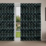 William Morris At Home Acanthus Velvet Indigo Wave Curtain
