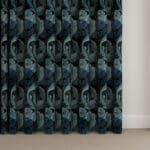 William Morris At Home Acanthus Velvet Indigo Wave Curtain