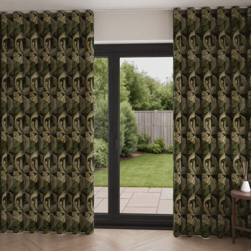 William Morris At Home Acanthus Velvet Nettle Wave Curtain