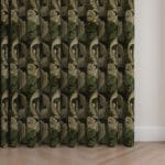 William Morris At Home Acanthus Velvet Nettle Wave Curtain