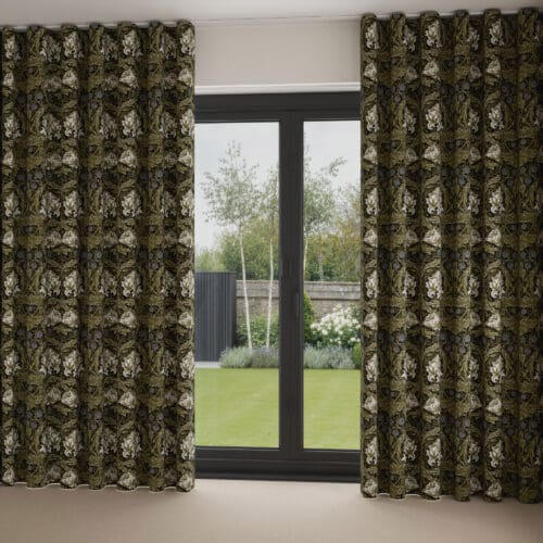 William Morris At Home African Marigold Cornflower Wave Curtain