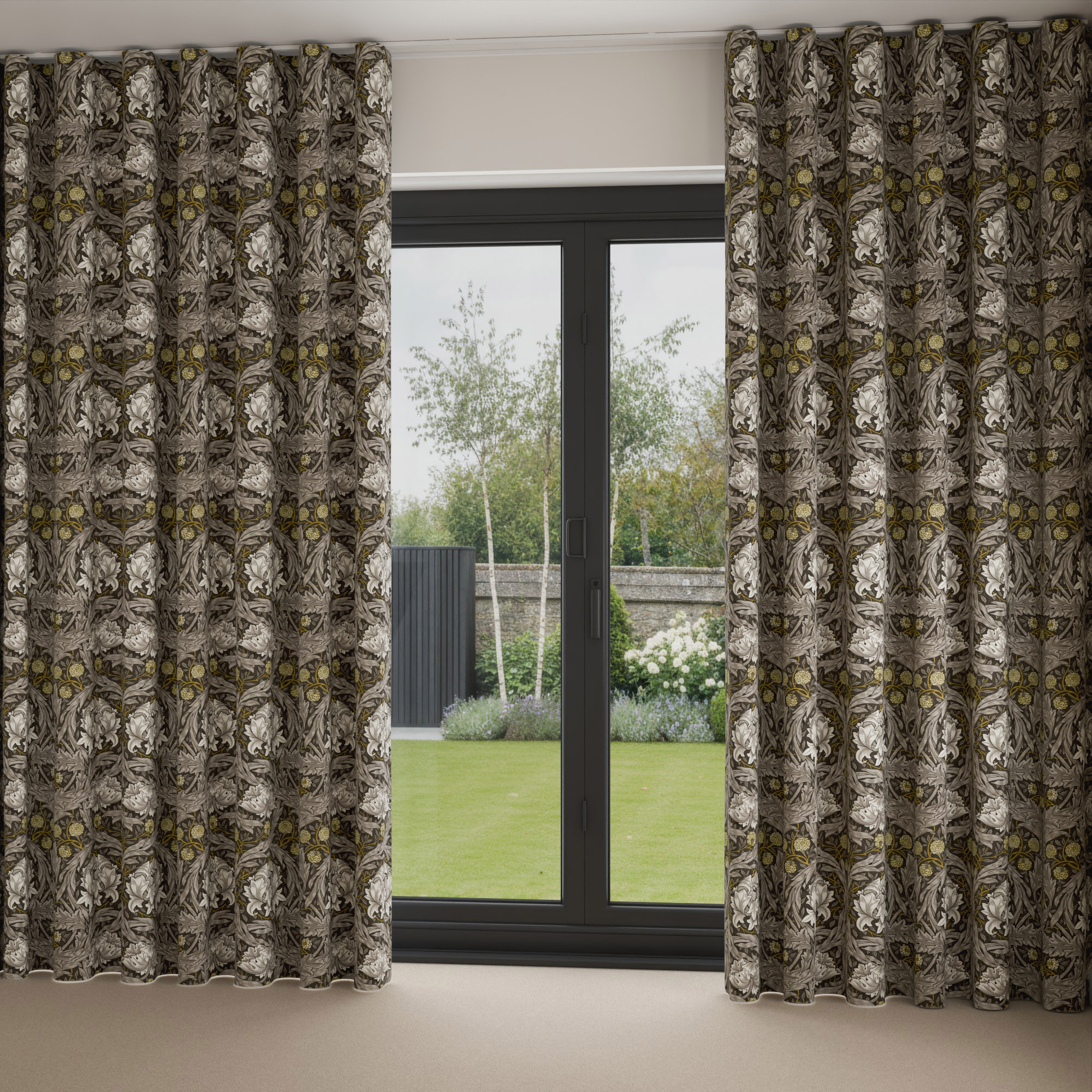 William Morris At Home African Marigold Iron Wave Curtain