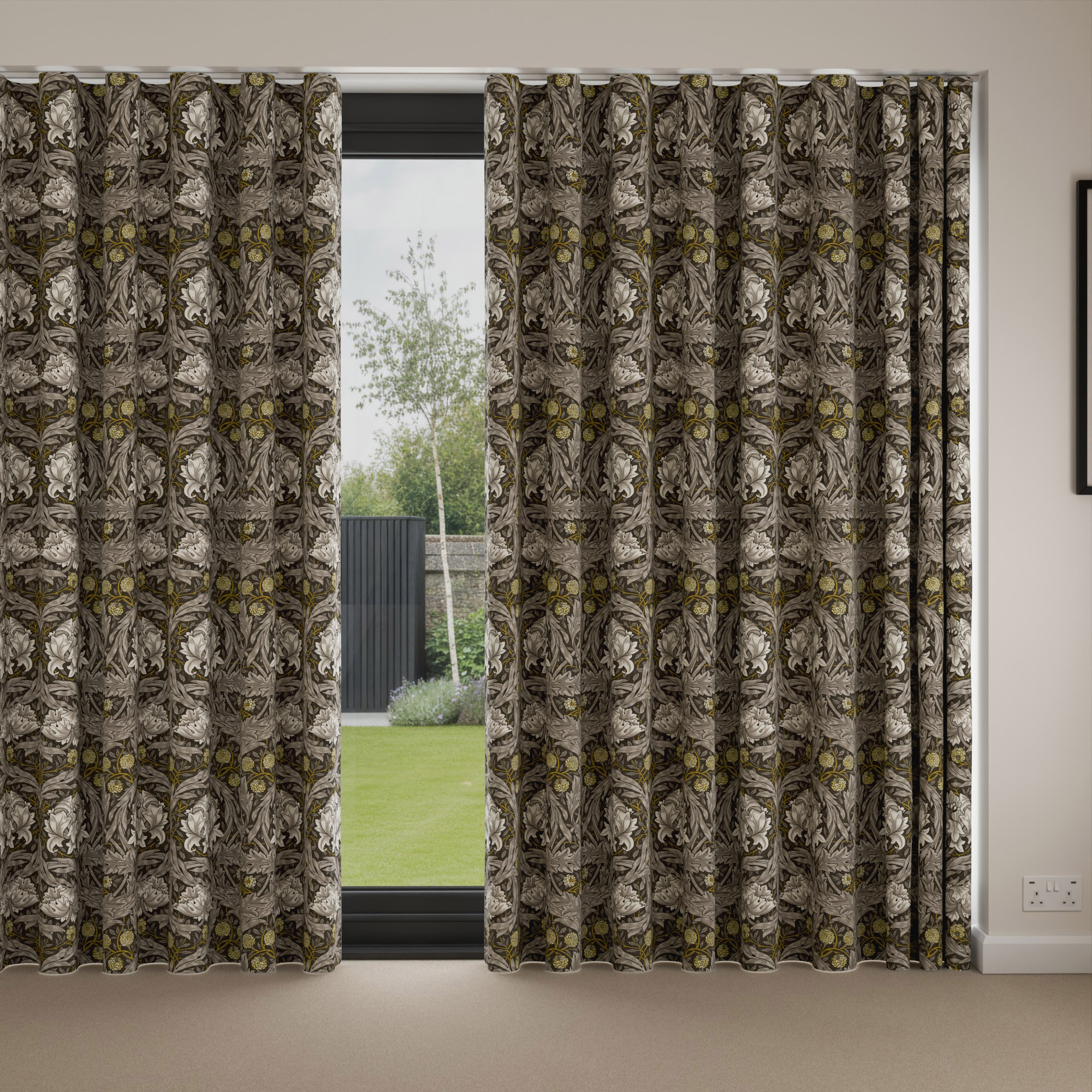 William Morris At Home African Marigold Iron Wave Curtain - Image 4