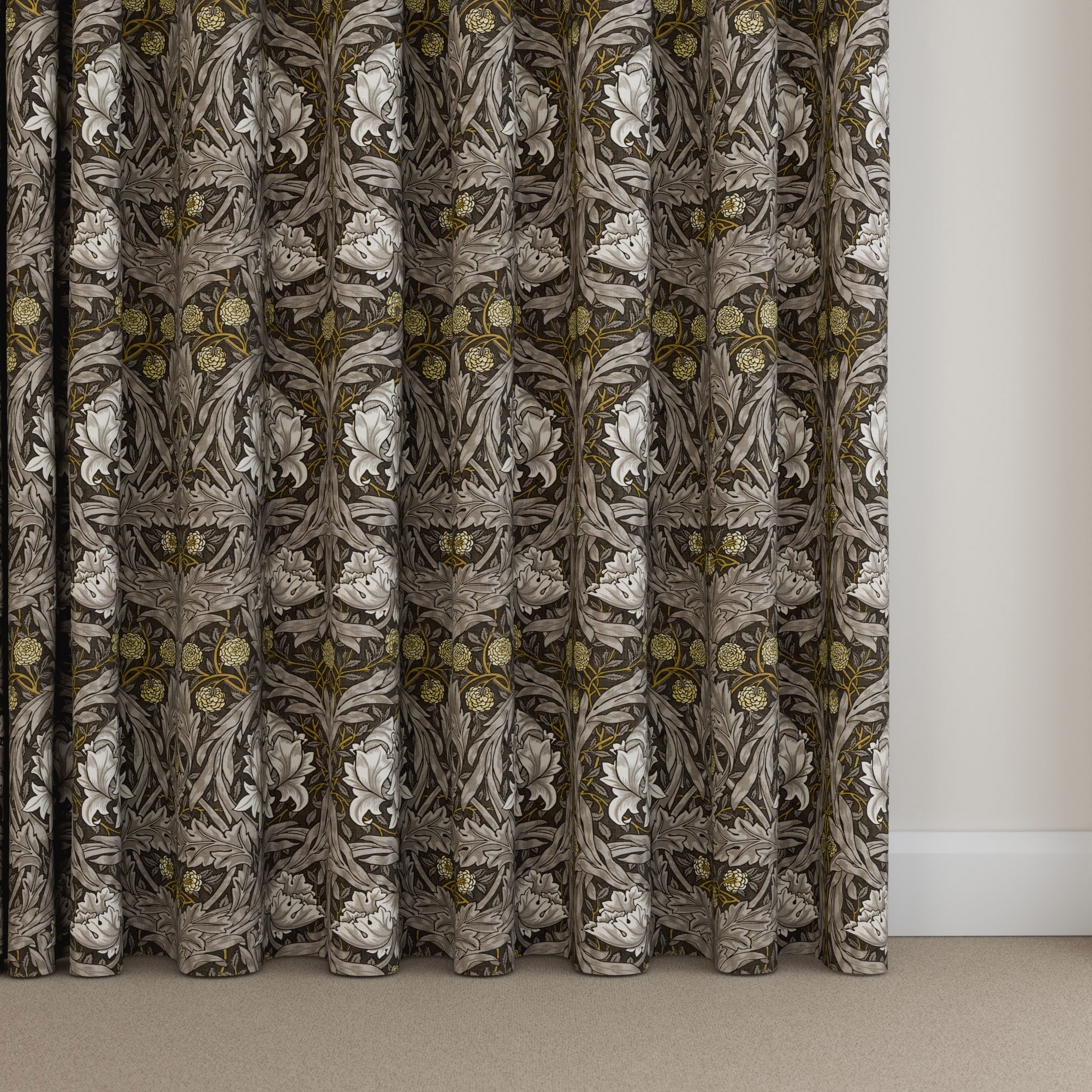 William Morris At Home African Marigold Iron Wave Curtain - Image 5