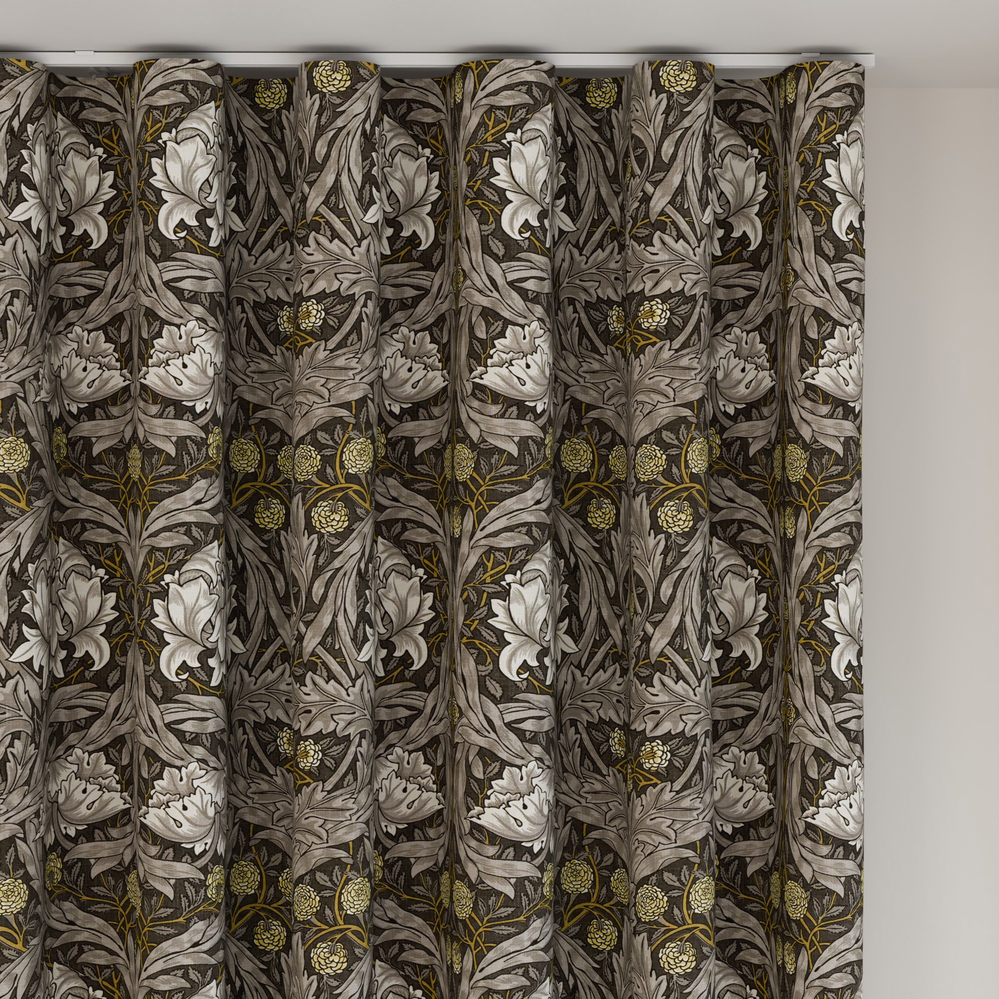 William Morris At Home African Marigold Iron Wave Curtain - Image 6