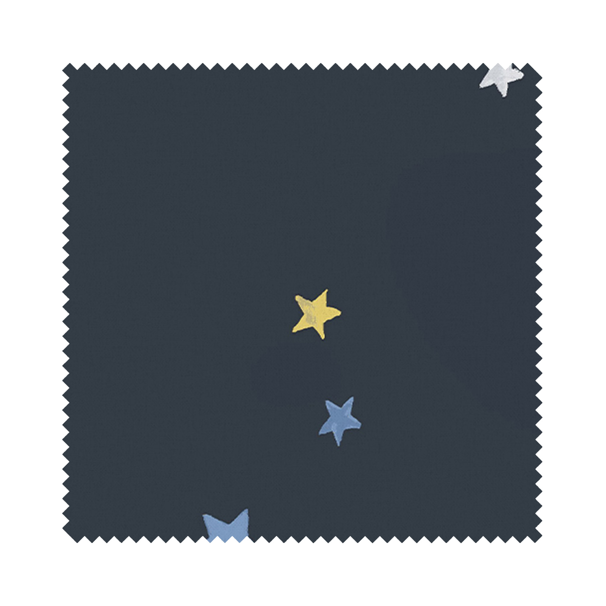 Laura Ashley Painterly Stars Midnight Wave Curtain - Image 7