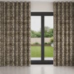 William Morris At Home African Marigold Velvet Limestone Wave Curtain