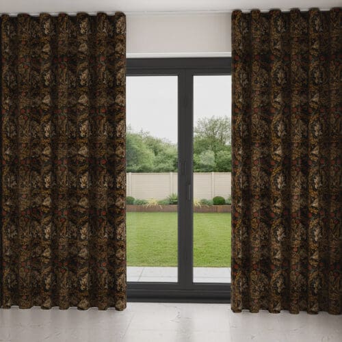 William Morris At Home African Marigold Velvet Walnut Wave Curtain