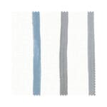 Laura Ashley Painterly Stripe Pale Steel Wave Curtain