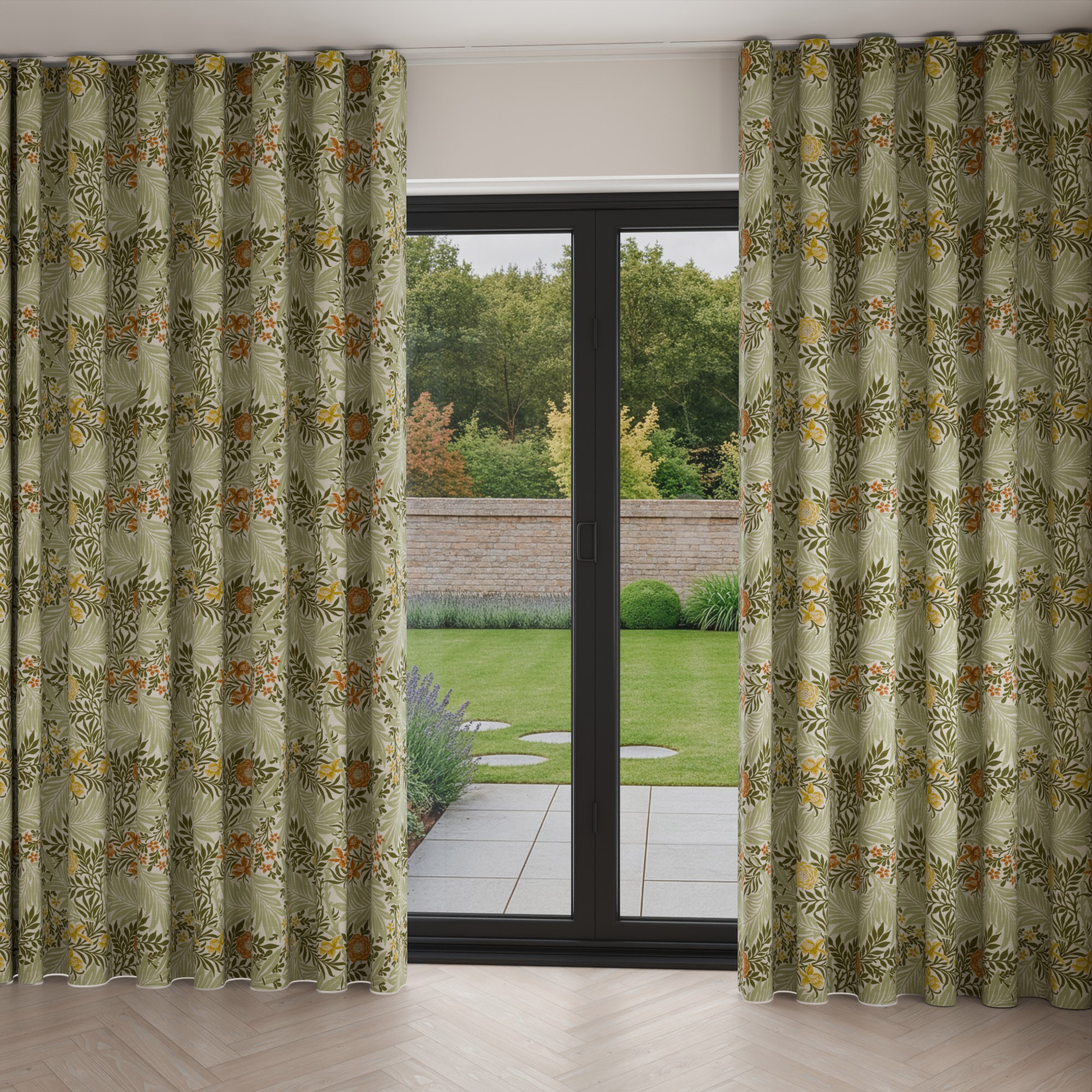 William Morris At Home Larkspur Nettle Wave Curtain - Image 2