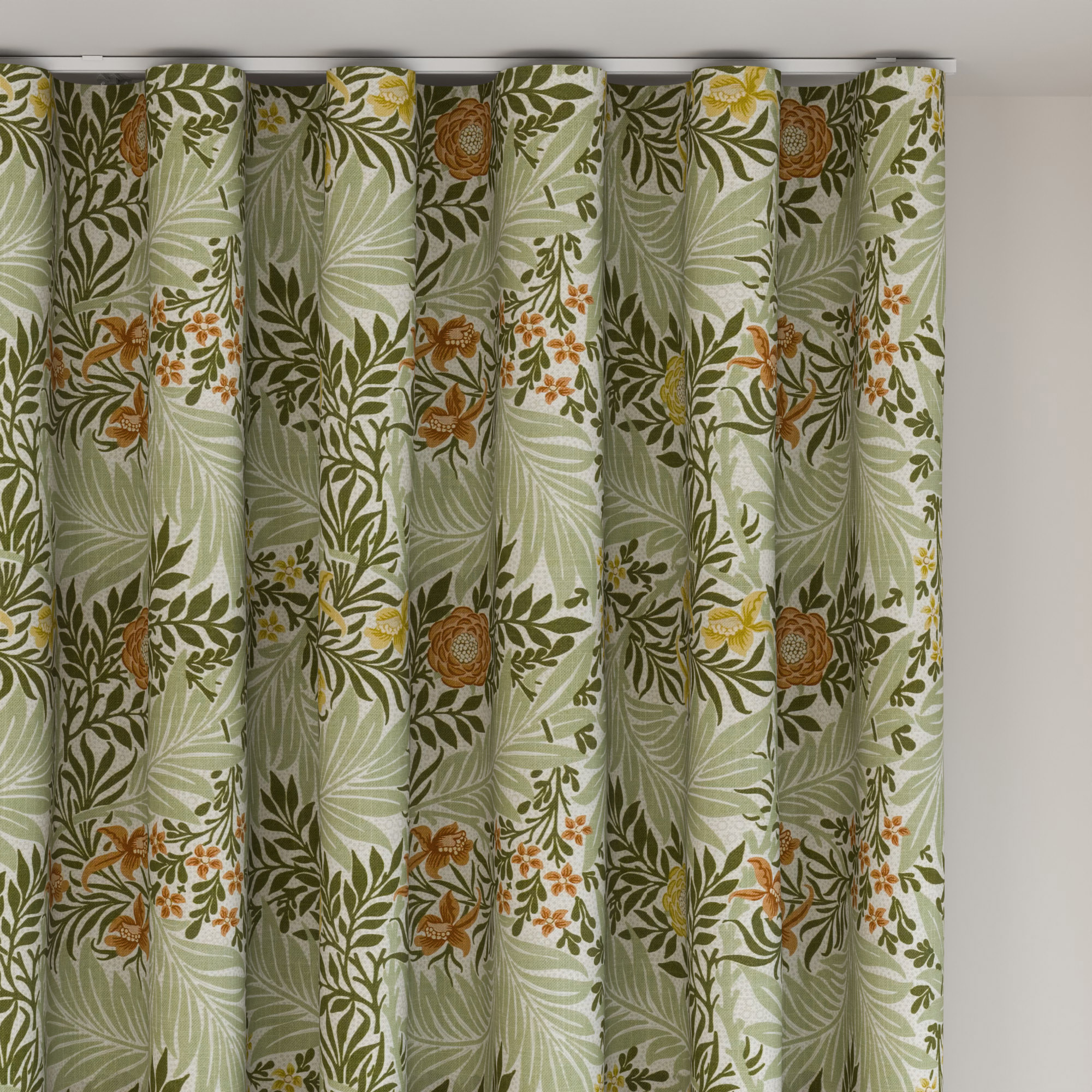 William Morris At Home Larkspur Nettle Wave Curtain - Image 6