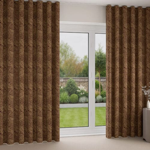 William Morris At Home Larkspur Woven Berry Wave Curtain
