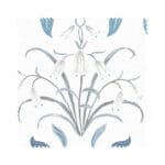 Laura Ashley Parterre Off White/Seaspray Wave Curtain