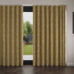 William Morris At Home Larkspur Woven Ochre Wave Curtain