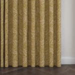 William Morris At Home Larkspur Woven Ochre Wave Curtain