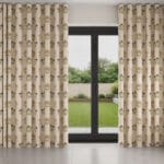 William Morris At Home Lily Flower Embroidery Madder Wave Curtain
