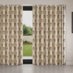 William Morris At Home Lily Flower Embroidery Madder Wave Curtain