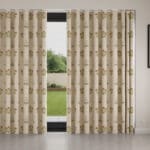 William Morris At Home Lily Flower Embroidery Nettle Wave Curtain