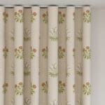 William Morris At Home Lily Flower Embroidery Nettle Wave Curtain