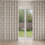 William Morris At Home Lily Flower Embroidery Woad Wave Curtain