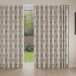 William Morris At Home Lily Flower Embroidery Woad Wave Curtain