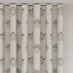 William Morris At Home Lily Flower Embroidery Woad Wave Curtain