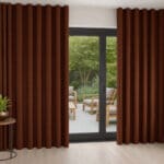 William Morris At Home Lodden Embroidery Clay Wave Curtain