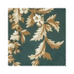 Laura Ashley Picardie Velvet Fern Wave Curtain