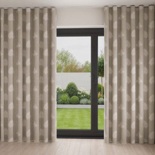 William Morris At Home Marigold Tree Embroidery Linen Wave Curtain