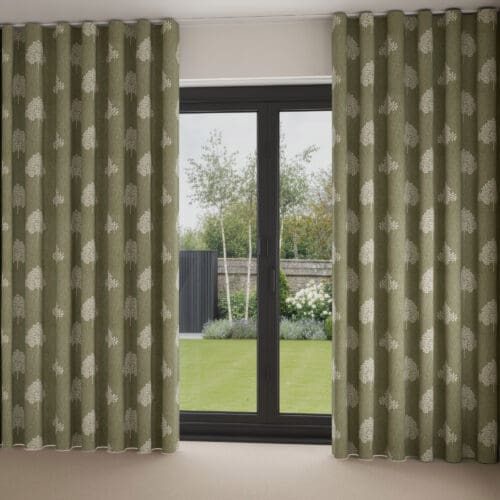 William Morris At Home Marigold Tree Embroidery Nettle Wave Curtain