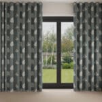 William Morris At Home Marigold Tree Embroidery Woad Wave Curtain