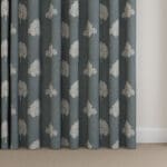 William Morris At Home Marigold Tree Embroidery Woad Wave Curtain