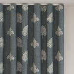 William Morris At Home Marigold Tree Embroidery Woad Wave Curtain