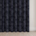 William Morris At Home Marigold Velvet Indigo Wave Curtain