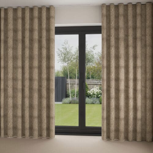 William Morris At Home Marigold Velvet Jute Wave Curtain