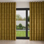 William Morris At Home Marigold Velvet Ochre Wave Curtain
