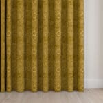 William Morris At Home Marigold Velvet Ochre Wave Curtain