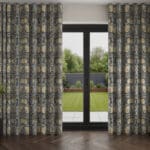 William Morris At Home Pimpernel Indigo Wave Curtain