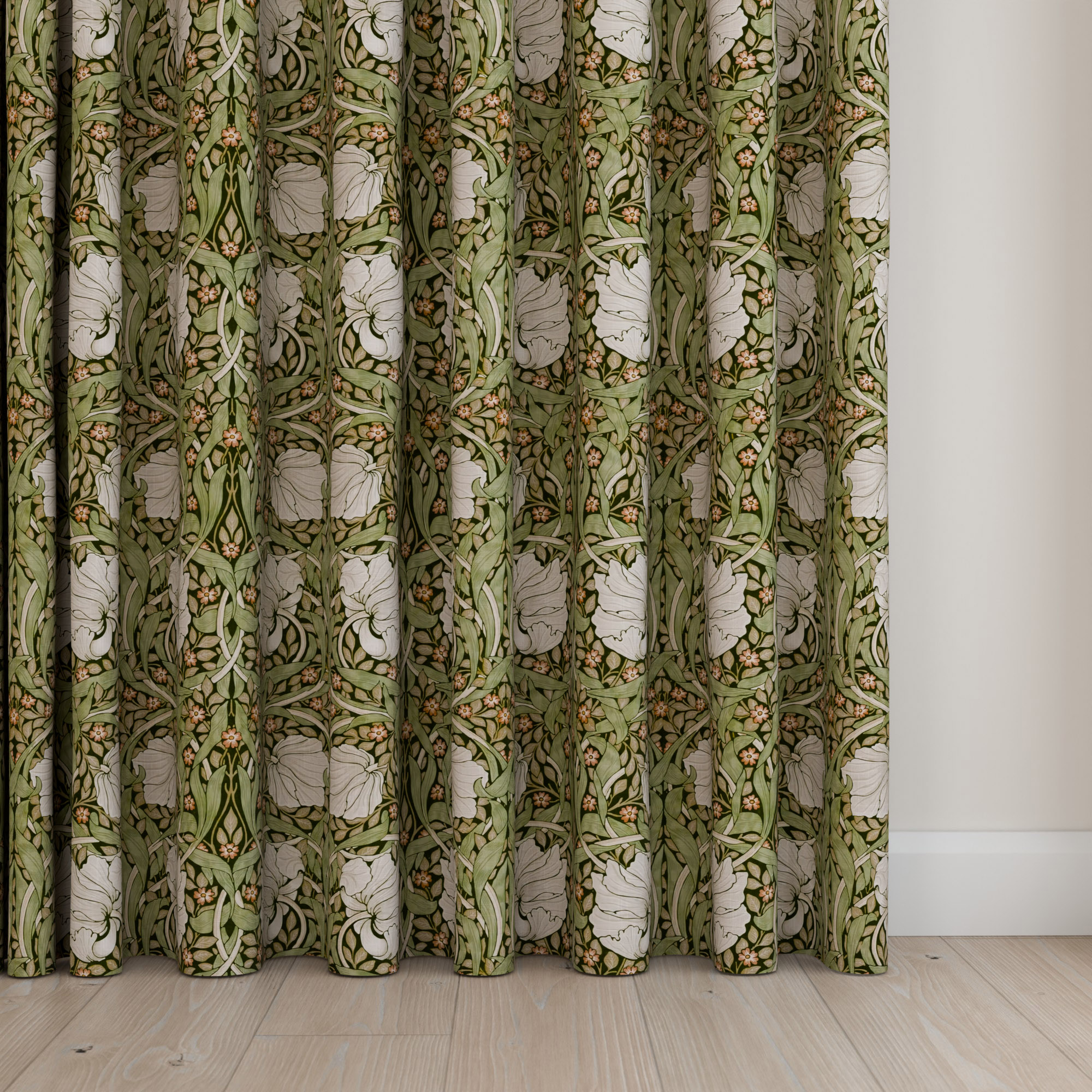 William Morris At Home Pimpernel Nettle Wave Curtain - Image 5