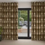 William Morris At Home Pimpernel Velvet Brick Wave Curtain