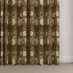 William Morris At Home Pimpernel Velvet Brick Wave Curtain