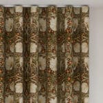 William Morris At Home Pimpernel Velvet Brick Wave Curtain