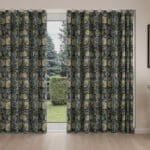 William Morris At Home Pimpernel Velvet Indigo Wave Curtain