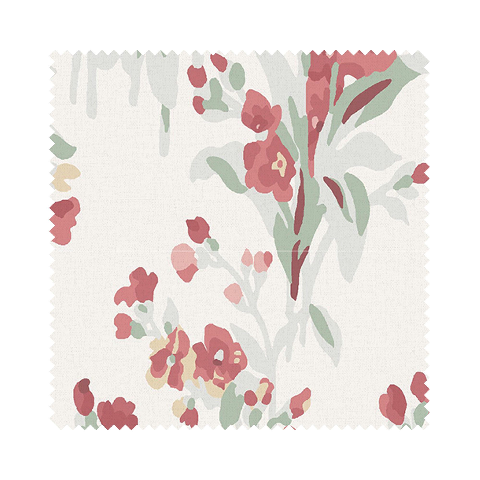 Laura Ashley Stocks Old Rose Wave Curtain - Image 7
