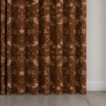 William Morris At Home Strawberry Thief Madder Wave Curtain