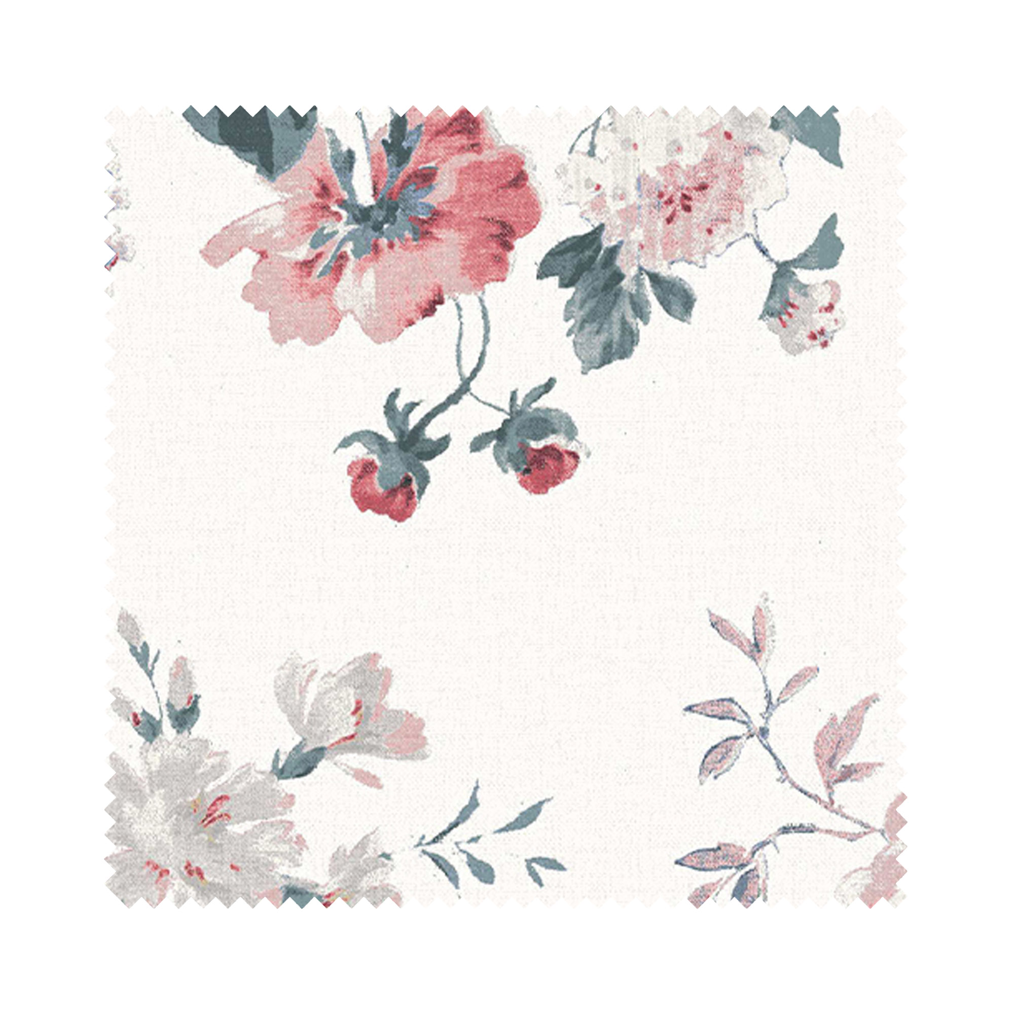 Laura Ashley Stowe Red Multi Wave Curtain - Image 7
