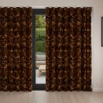 William Morris At Home Strawberry Thief Velvet Acorn Wave Curtain