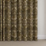 William Morris At Home Strawberry Thief Velvet Flint Wave Curtain
