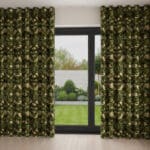 William Morris At Home Strawberry Thief Velvet Nettle Wave Curtain