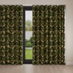 William Morris At Home Strawberry Thief Velvet Nettle Wave Curtain